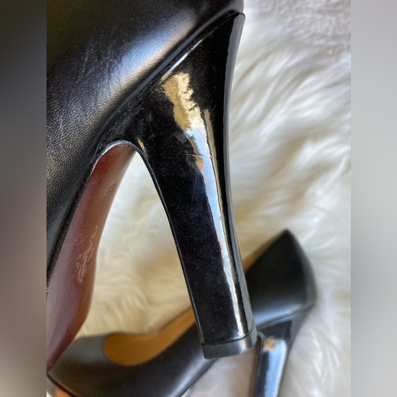 Cole Haan Black peep toe heels, 7 - Picture 11 of 15
